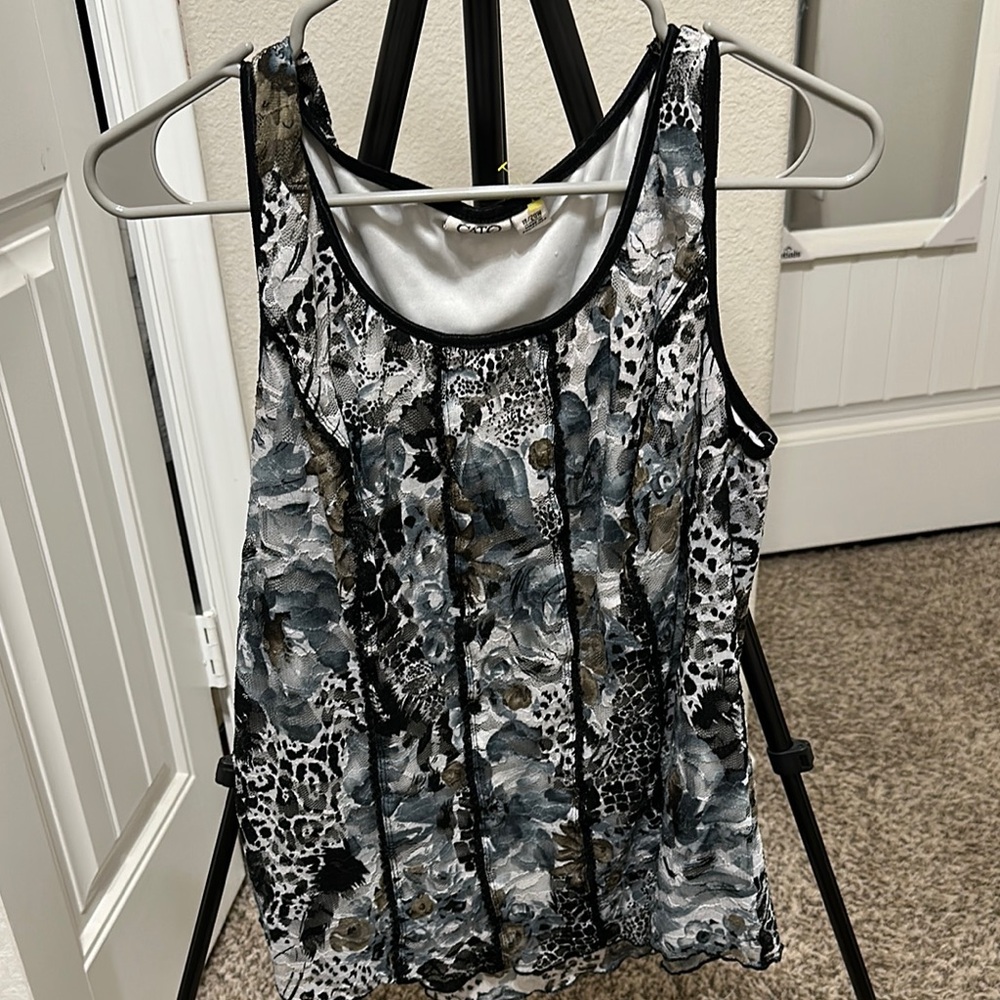 Stylish Women's Sleeveless Top - Black, Gray, White